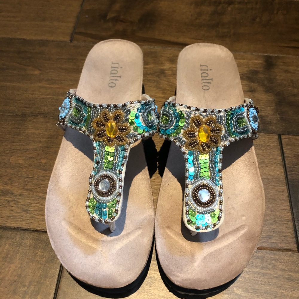 Beaded sandals